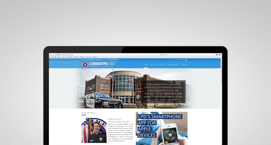 ConwayPD.org has a Fresh, New Look and Features